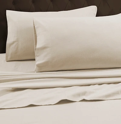 Tribeca Living Heavyweight Flannel Pillowcase Pair, King