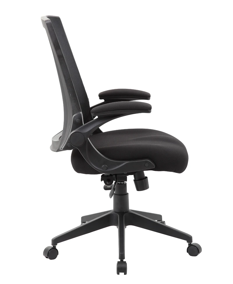 Boss Office Products Mesh Back Task Chair w/Flip Arm