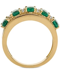 Sapphire (2-7/8 ct. t.w.) & Diamond (1/3 Ring 14k White Gold (Also Emerald, Tanzanite and Ruby)