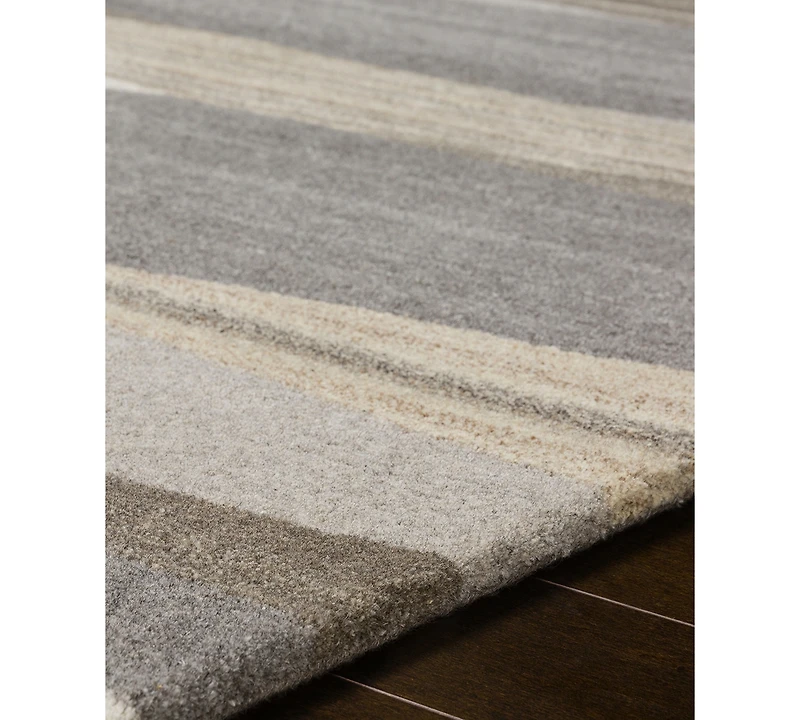 Livabliss Forum Fm-7211 Dark Brown 5' x 8' Area Rug