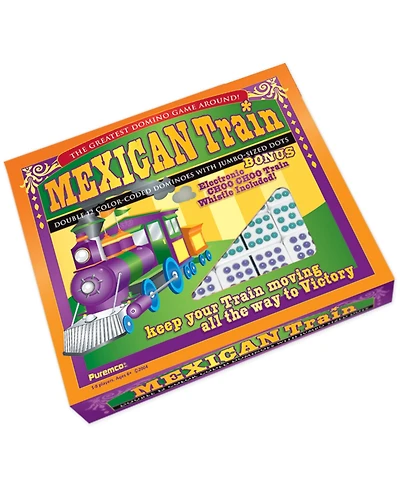 Mexican Train Double 12 Color Dot Dominoes