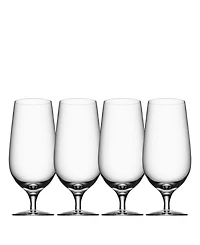 Orrefors Beer Lager Glasses, Set of 4