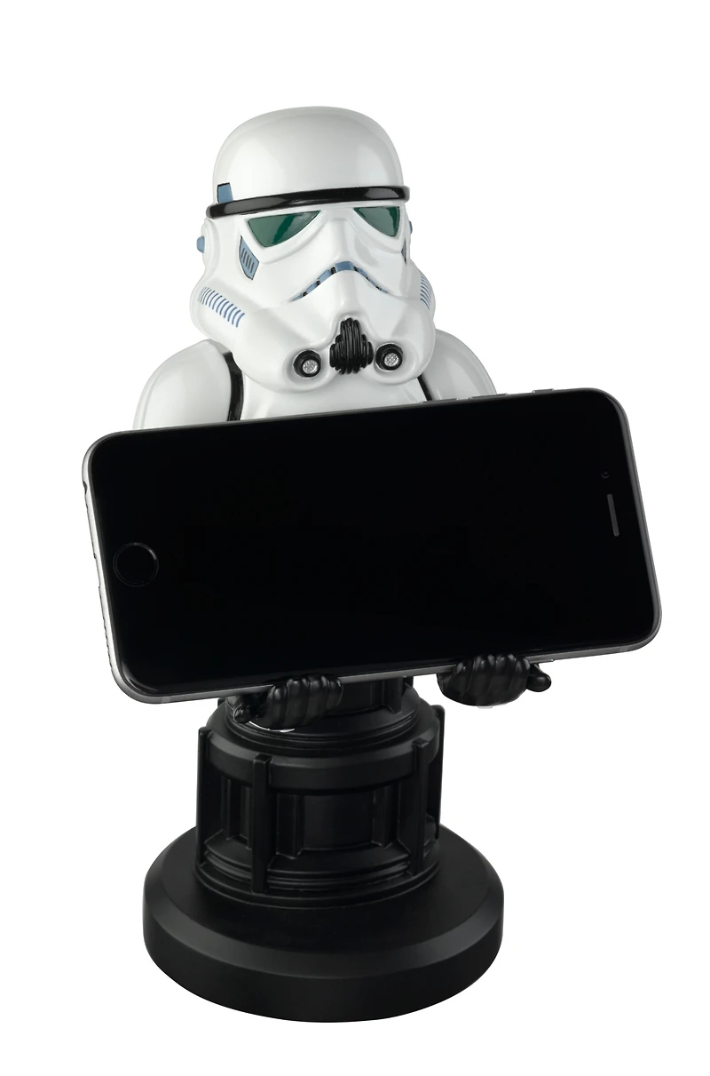 Exquisite Gaming Cable Guy Controller and Phone Holder Star Wars Empires Elite Stormtrooper 8"