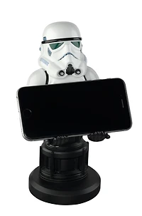 Exquisite Gaming Cable Guy Controller and Phone Holder Star Wars Empires Elite Stormtrooper 8"