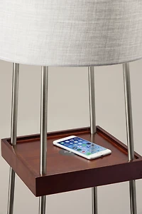 Adesso Henry Wireless Charging Floor Lamp