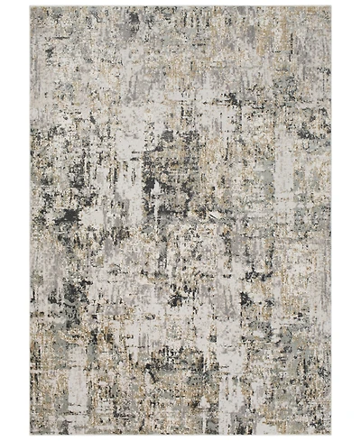 Livabliss Quatro Qua-2300 Medium Gray 2' x 3' Area Rug