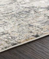 Livabliss Quatro Qua 2300 Medium Gray Area Rug Collection