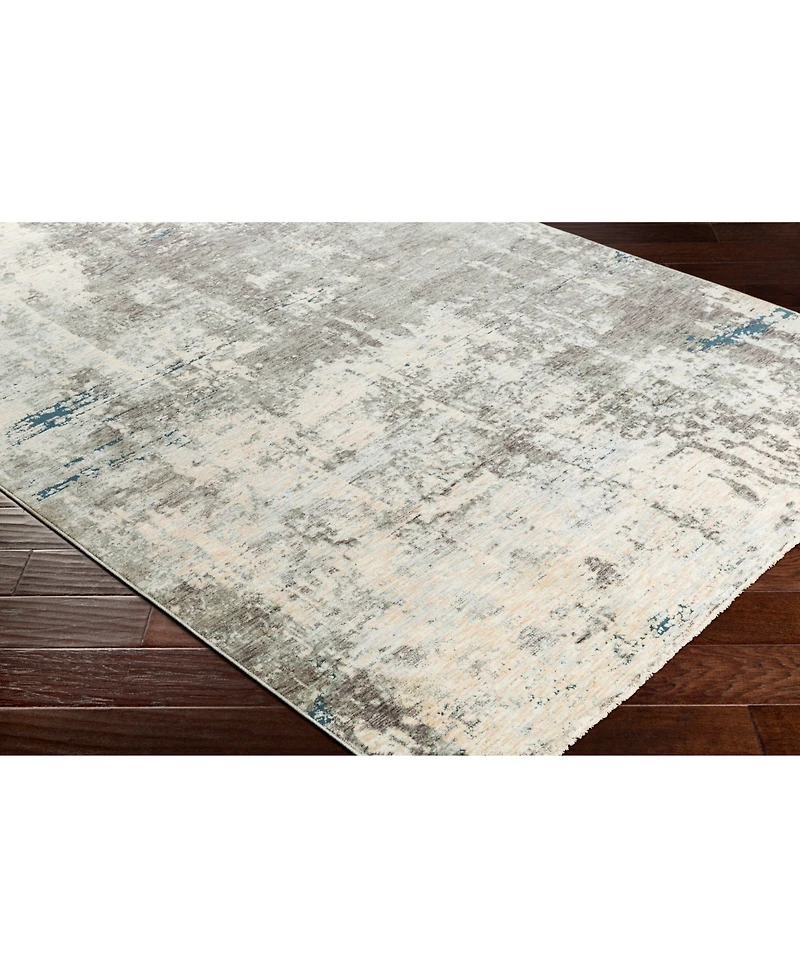 Closeout! Livabliss Presidential Pdt-2301 Medium Gray 3'3" x 8' Runner Area Rug