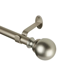 Cordelia Adjustable 28"-48" Curtain Rod with Ball Finials
