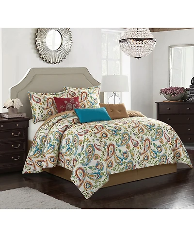 Stratford Park Autumn Paisley 7-Pc. Comforter Set