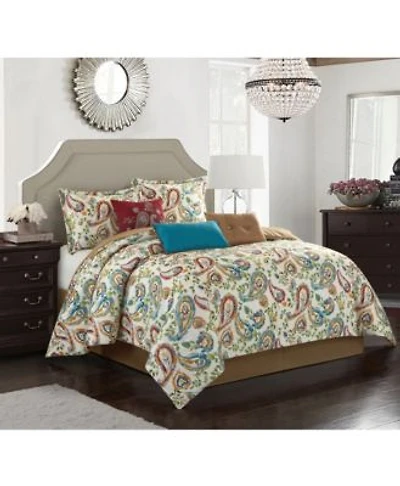 Stratford Park Autumn Paisley 7 Pc. Comforter Sets