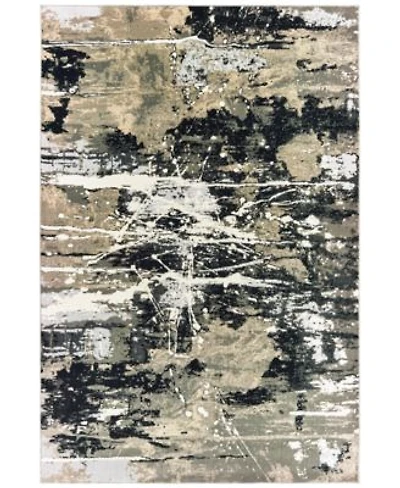 Oriental Weavers Bowen 109e2 Black Gold Rug