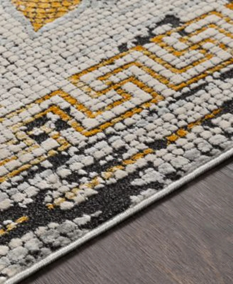 Livabliss Venezia Vnz 2300 Mustard Area Rug Collection