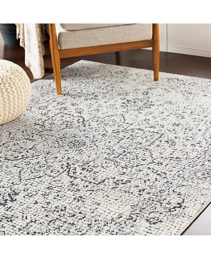 Closeout! Livabliss Venezia Vnz-2309 Medium Gray 5'3" x 7'3" Area Rug