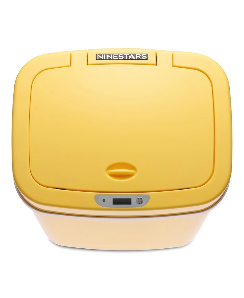 Ninestars Rectangular Motion Sensor Trash Can 3.2 Gallon Abs