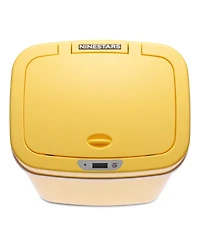 Ninestars Rectangular Motion Sensor Trash Can 3.2 Gallon Abs