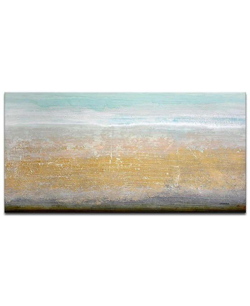 Ready2HangArt 'Beach Sand' Canvas Wall Art, 18x36"