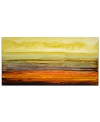 Ready2HangArt 'Amber Horizon' Canvas Wall Art, 18x36"