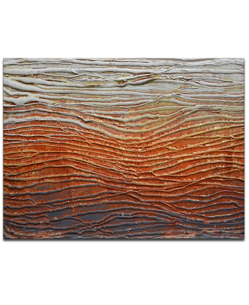 Ready2HangArt 'Broil' Anstract Canvas Wall Art, 30x40"