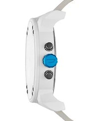 Diesel Men's Chronograph Mr. Daddy 2.0 White Leather Strap Watch 57mm