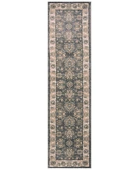 Kas Avalon Kashan 5608 Grey/Ivory 2' x 7'7" Runner Area Rug
