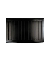 Oceanstar Natural Finished Rectangular Veneer Laundry Wood Hamper with Interior Bag