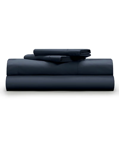 Pillow Guy Classic Cool & Crisp 100% Cotton Percale 4-Pc. Sheet Set, California King