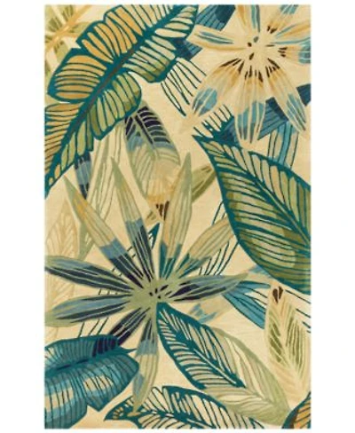 Kas Sparta Nassau 3154 Ivory Teal Area Rug