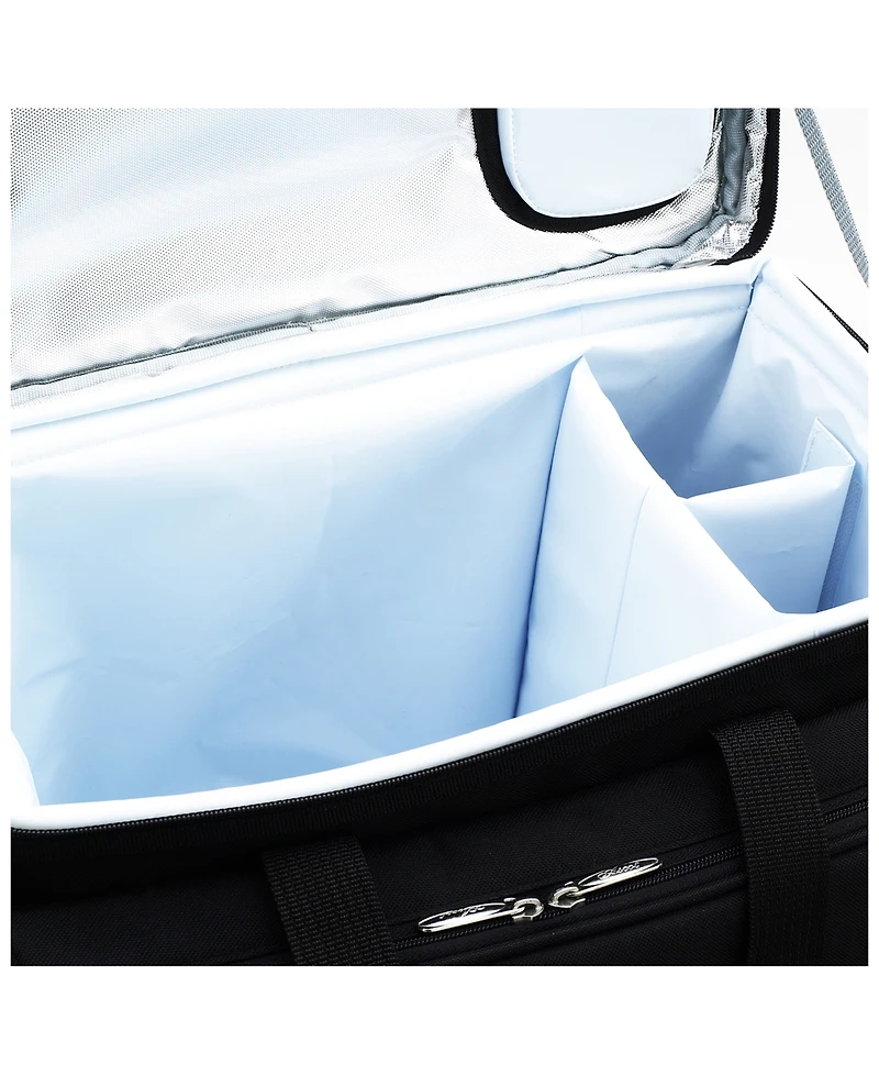 Picnic at Ascot Ultimate Picnic Cooler Equipped for 4 with Accessories