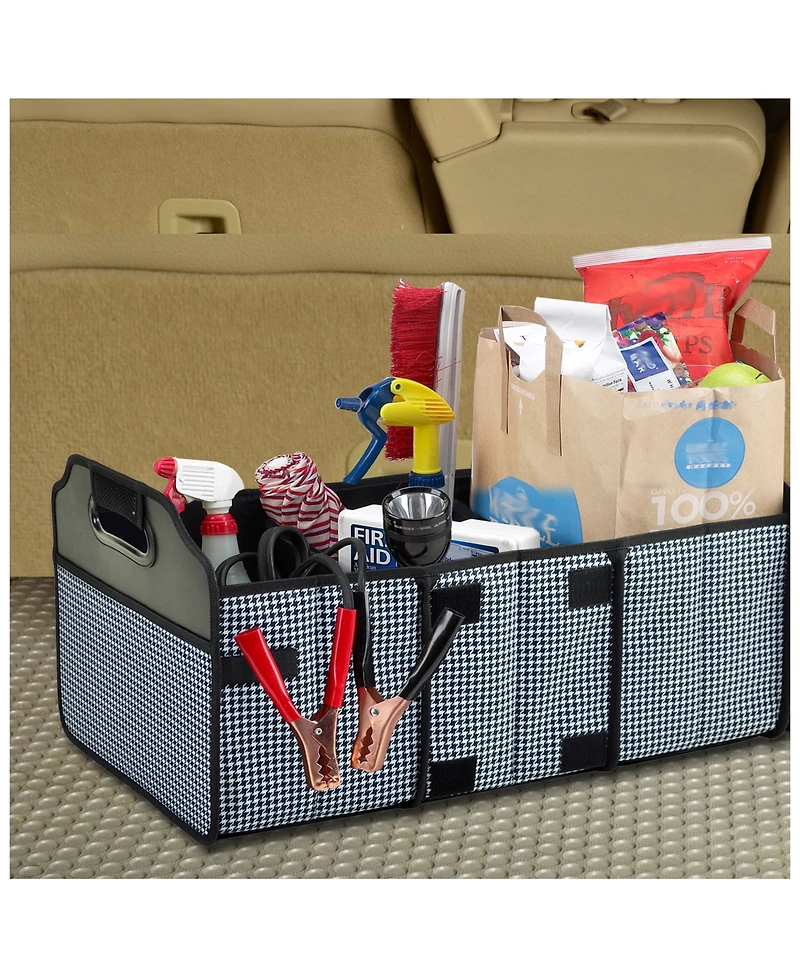 Picnic at Ascot Original 3 Section Folding Trunk, Tailgate, Shopping Organizer