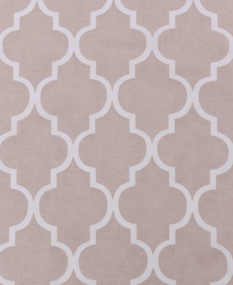 Superior Lightweight Trellis Sheer Curtain Panels, (2), 52" x 96"