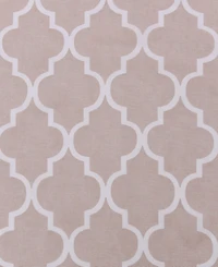 Superior Lightweight Trellis Sheer Curtain Panels, (2), 52" x 96"