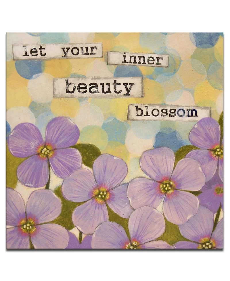 Ready2HangArt 'Confirmation I' Floral Canvas Wall Art - 20" x 20"