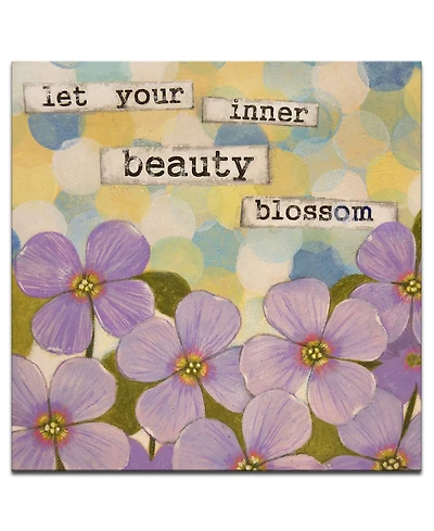 Ready2HangArt 'Confirmation I' Floral Canvas Wall Art - 20" x 20"