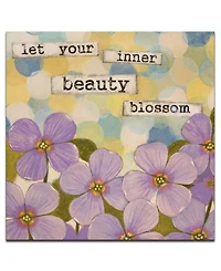 Ready2HangArt 'Confirmation I' Floral Canvas Wall Art - 20" x 20"