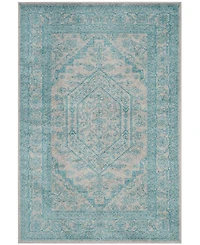 Safavieh Adirondack 108 Light Gray and Teal 5'1" x 7'6" Area Rug