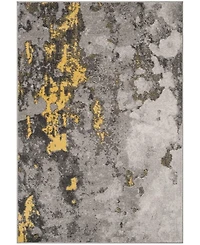 Safavieh Adirondack 134 Gray and Yellow 5'1" x 7'6" Area Rug