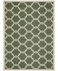 Safavieh Courtyard CY6009 Dark Green and Beige 8' x 11' Outdoor Area Rug