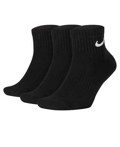 Nike Men's 3-Pk. Quarter Ankle Socks