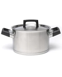 BergHOFF Ron 8" 18/10 Stainless Steel Covered Dutch Oven, 3.1 Qt