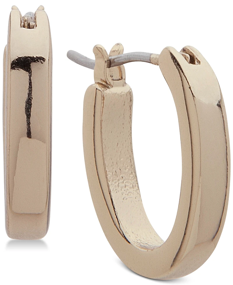 Lauren Ralph Medium Oval Hoop Earrings 1/2"
