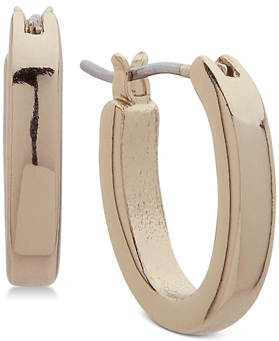 Lauren Ralph Medium Oval Hoop Earrings 1/2"
