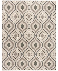 Safavieh Florida Shag SG461 Cream and Light Blue 8' x 10' Area Rug