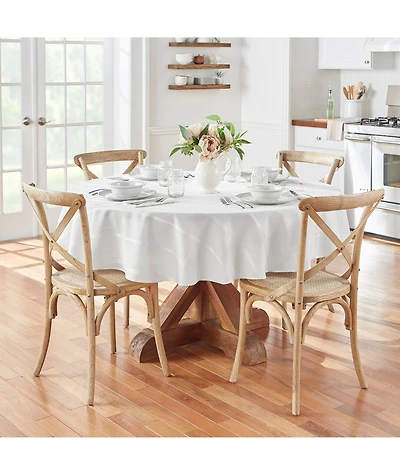 Elrene Elegance Plaid Tablecloth 90" Round