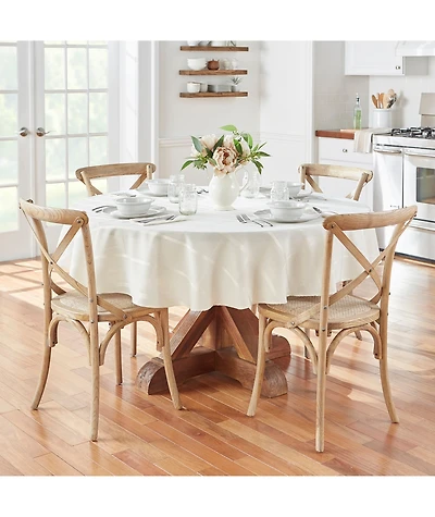 Elrene Elegance Plaid Tablecloth 90" Round