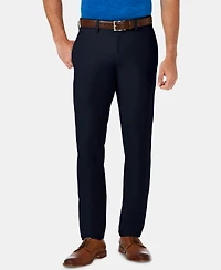 Haggar Men's Cool 18 Pro Slim-Fit 4-Way Stretch Moisture-Wicking Non-Iron Dress Pants