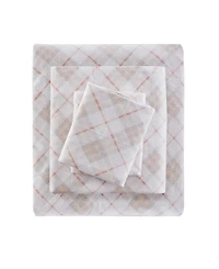 Madison Park Novelty Printed Cotton Flannel 3-Pc. Sheet Set