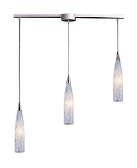 Lungo Collection 3 Light Linear Bar Snow White Glass