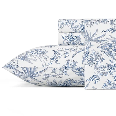 Tommy Bahama Pen and Ink Palm 4-Pc. Sheet Set