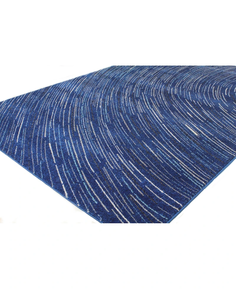 Bashian Medley 5468 Dark Blue 3'6" x 5'6" Area Rug